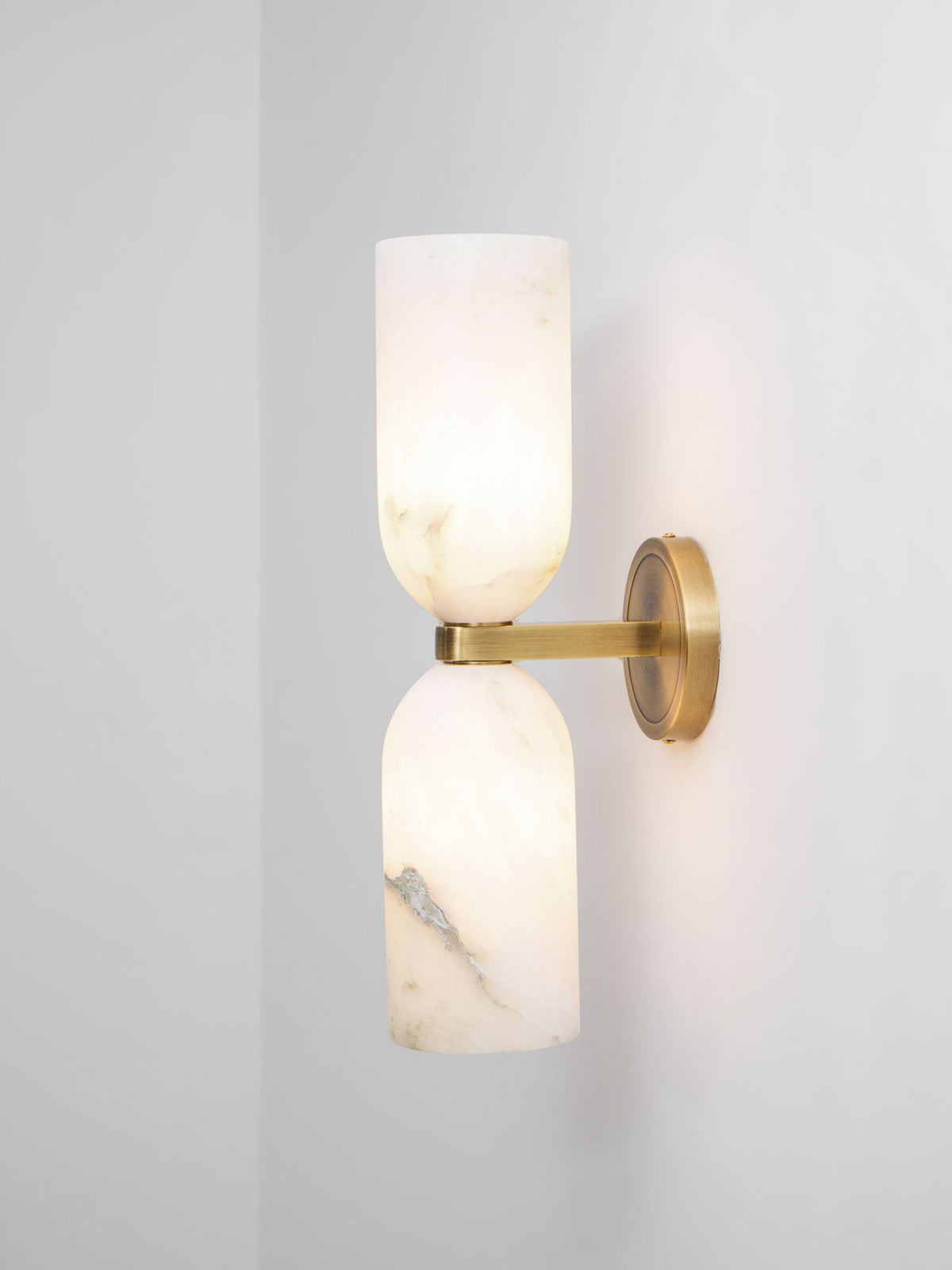 Alabaster Nexus Wall Sconce — Handcrafted Spanish Stone Up-Down Light