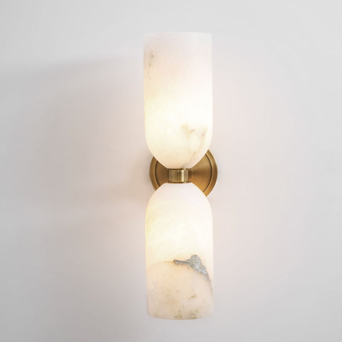 Alabaster Nexus Wall Sconce — Handcrafted Spanish Stone Up-Down Light