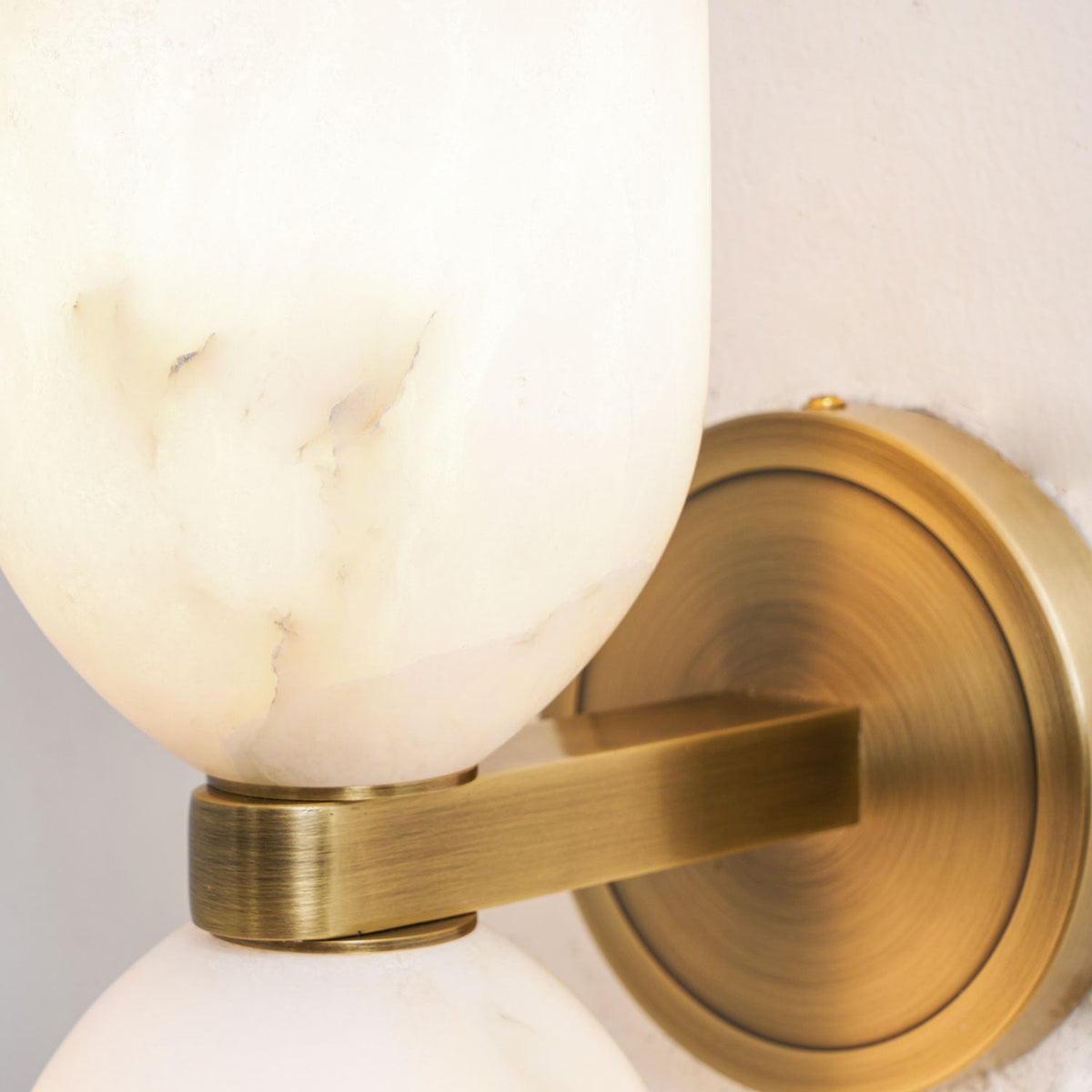 Alabaster Nexus Wall Sconce — Handcrafted Spanish Stone Up-Down Light