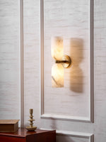 Alabaster Nexus Wall Sconce — Handcrafted Spanish Stone Up-Down Light