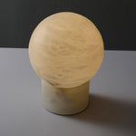 Alabaster Ball Table Lamp