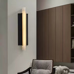 Alabaster Blade Wall Sconce – Modern LED Wall Light in Natural Stone