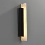 Alabaster Blade Wall Sconce – Modern LED Wall Light in Natural Stone