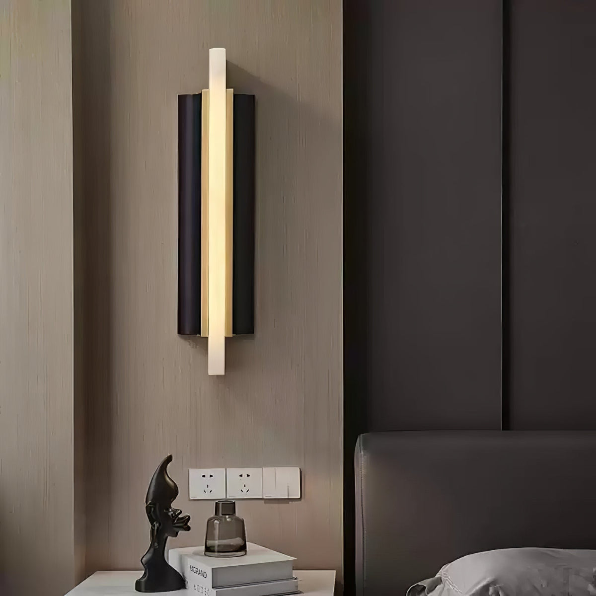 Alabaster Blade Wall Sconce – Modern LED Wall Light in Natural Stone