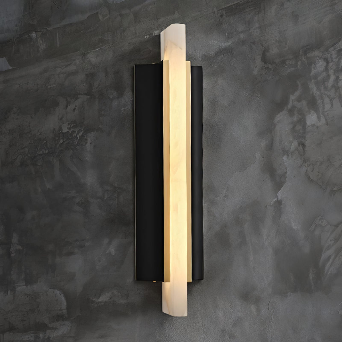 Alabaster Blade Wall Sconce – Modern LED Wall Light in Natural Stone