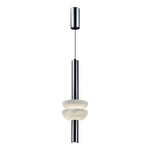 Alabaster Column LED Pendant Light – Modern Minimalist Hanging Lamp