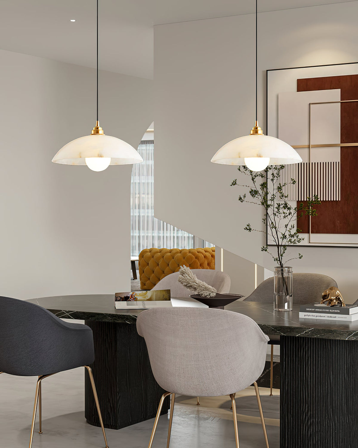 alabaster-dome-pendant-light