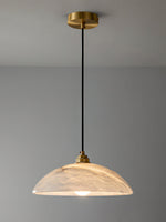 alabaster-dome-pendant-light