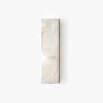 Alabaster Essence Plug-In Wall Sconce in Gold or Black