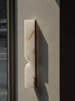 Alabaster Essence Plug-In Wall Sconce in Gold or Black