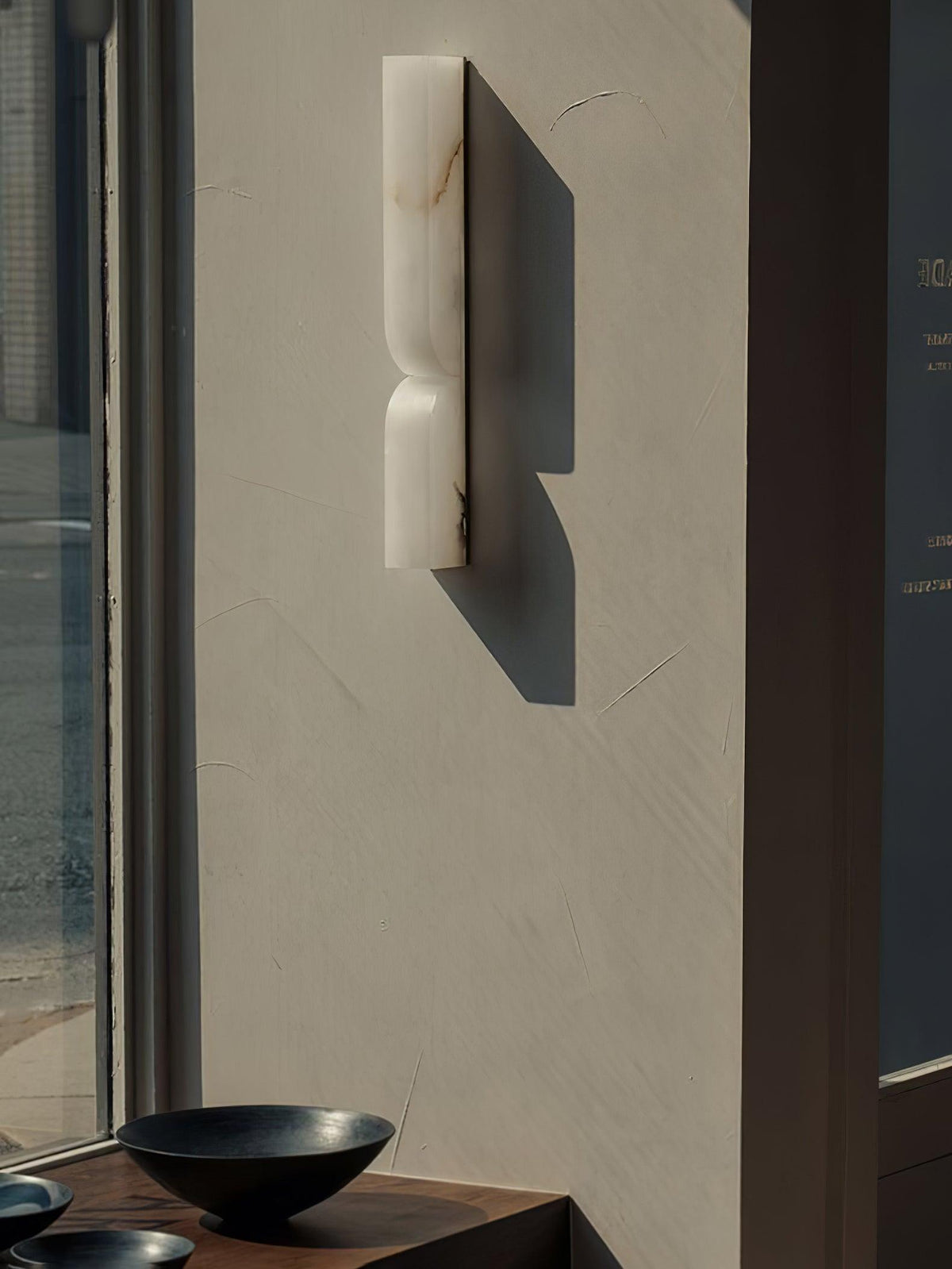 Alabaster Essence Plug-In Wall Sconce in Gold or Black