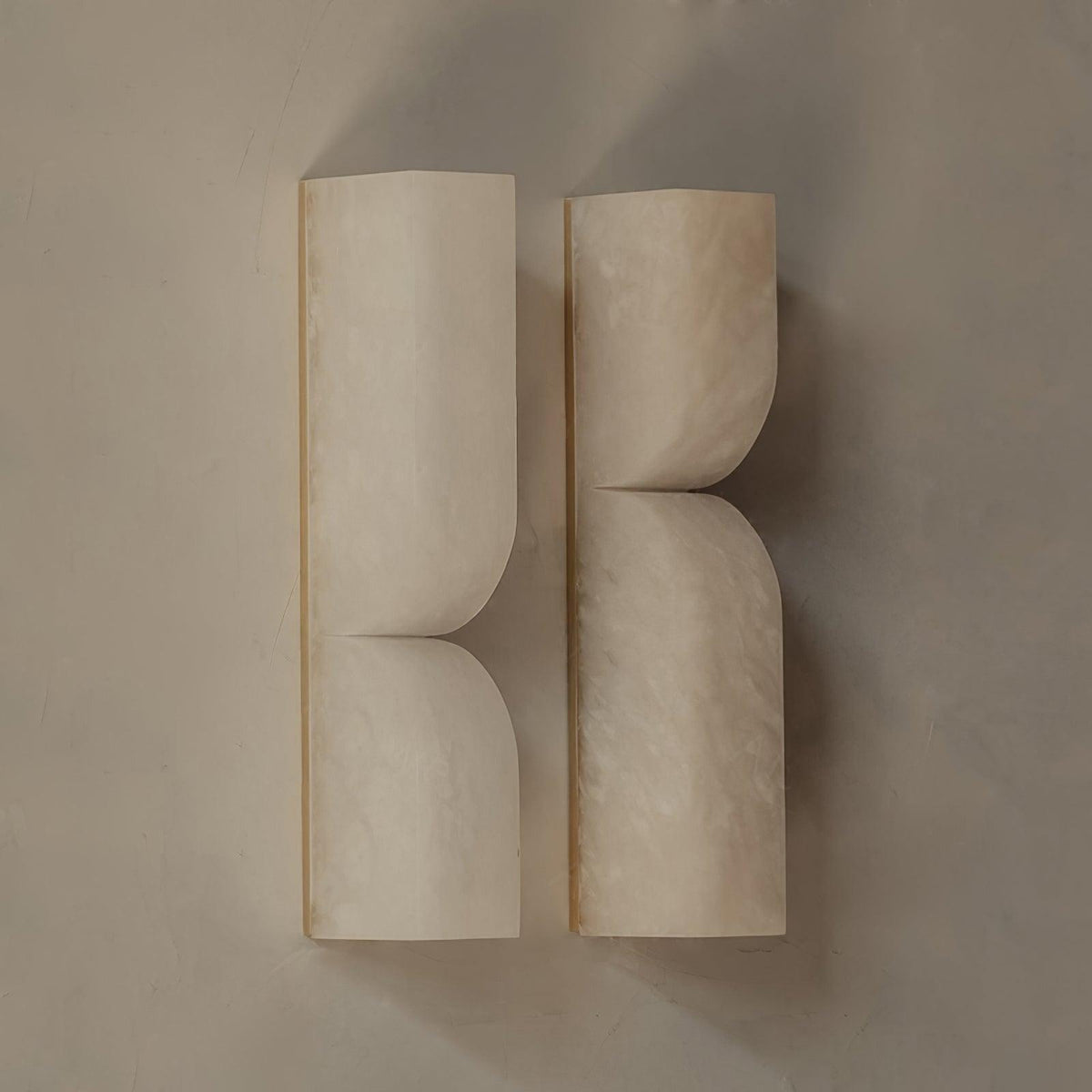 Alabaster Essence Plug-In Wall Sconce in Gold or Black
