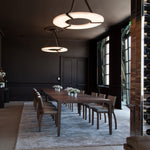 Alabaster Halo Pendant Light – Modern Minimalist LED Chandelier