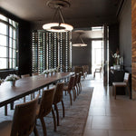 Alabaster Halo Pendant Light – Modern Minimalist LED Chandelier