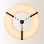Alabaster Halo Pendant Light – Modern Minimalist LED Chandelier