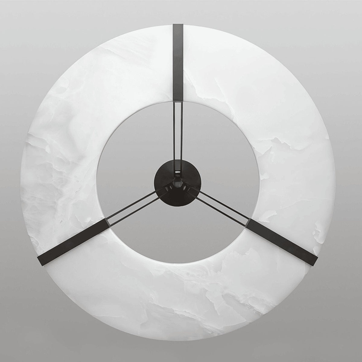 Alabaster Halo Pendant Light – Modern Minimalist LED Chandelier