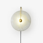 Alabaster Led Plug In Wall Lamp
