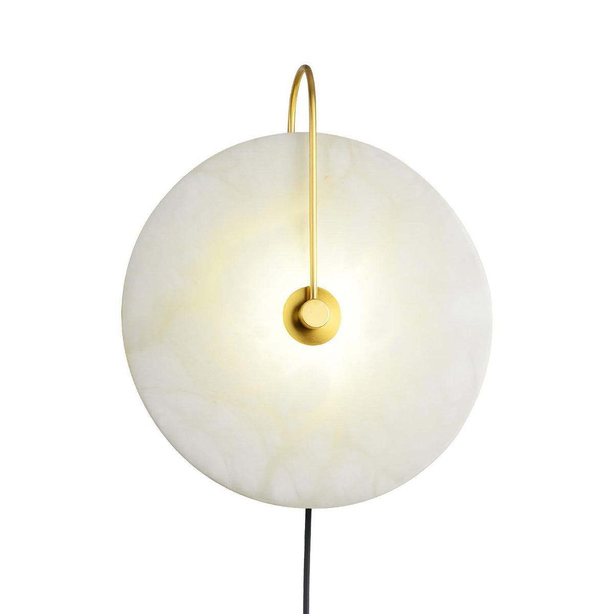 Alabaster Led Plug In Wall Lamp