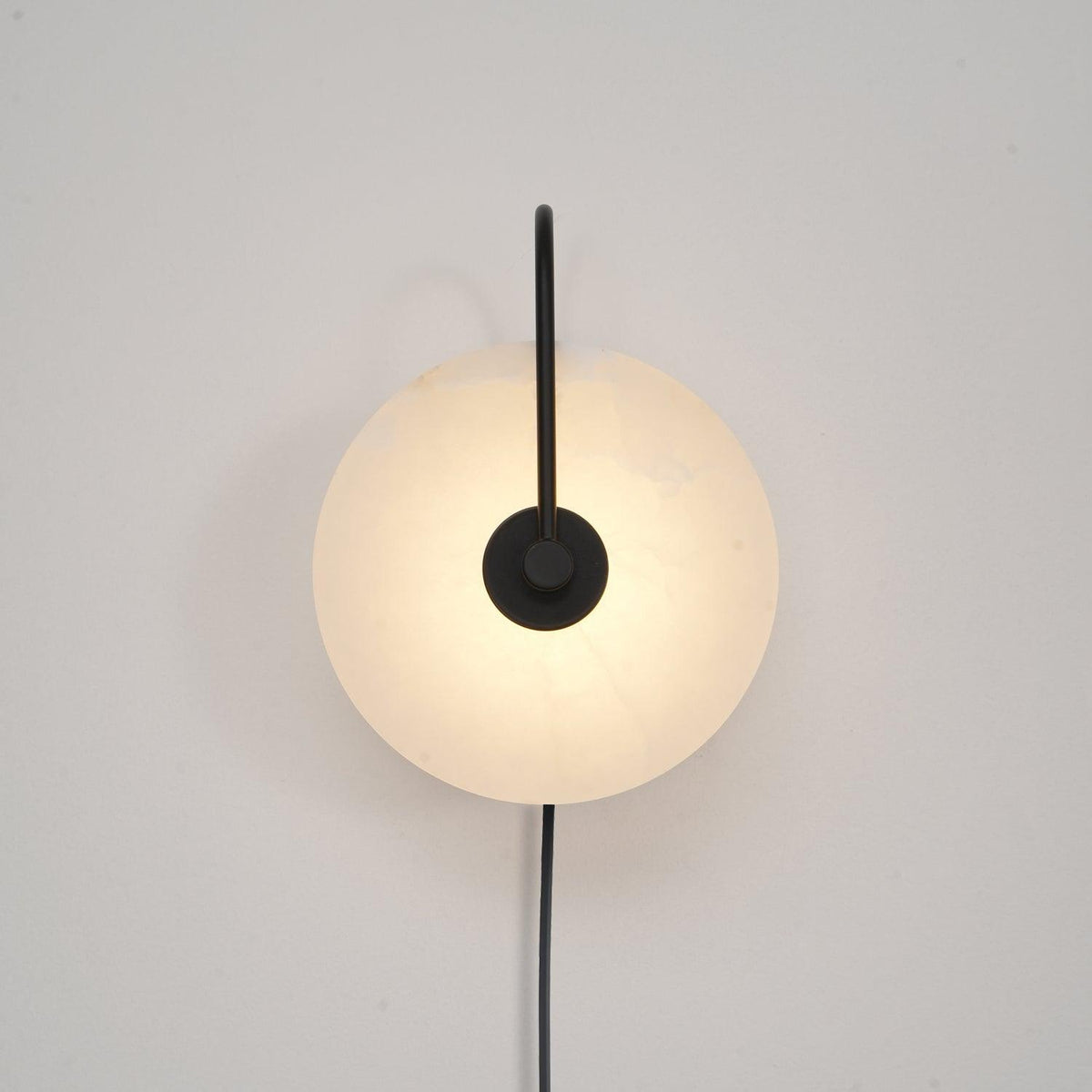 Alabaster Led Plug In Wall Lamp