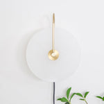 Alabaster Led Plug In Wall Lamp