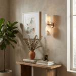 Alabaster Nexus Wall Sconce — Handcrafted Spanish Stone Up-Down Light