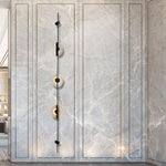 Alabaster Vertical Plug In Wall Sconce