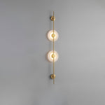 Alabaster Vertical Plug In Wall Sconce