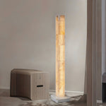 Alabaster Square Column Floor Lamp