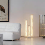 Alabaster Square Column Floor Lamp