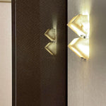 Alabaster Plug-In Wall Sconce with Integrated LED – Modern Staircase Lighting