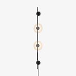 Alabaster Vertical Plug In Wall Sconce