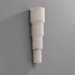 Alba Cascade Alabaster Wall Sconce – Modern LED Wall Light