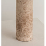 Alba Stone Table Lamp – Marble Base with Fabric Shade for Modern Interiors