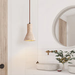 Alchemica Travertine Pendant Light – Sculptural Stone Lamp for Dining & Kitchen