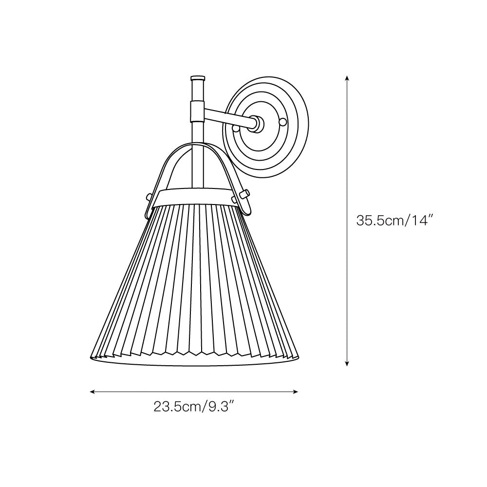 demi-pleated-wall-lamp