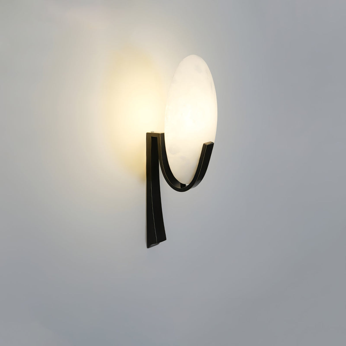 Alice Alabaster Plug In Wall Lamp