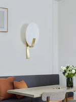 Alice Alabaster Plug In Wall Lamp