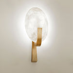 Alice Alabaster Plug In Wall Lamp