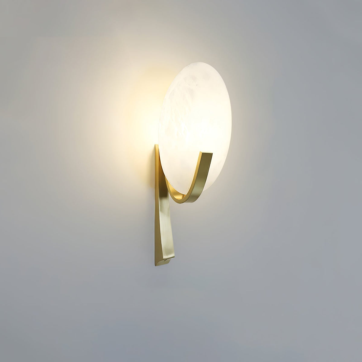 Alice Alabaster Plug In Wall Lamp