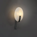 Alice Alabaster Plug In Wall Lamp