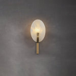 Alice Alabaster Plug In Wall Lamp