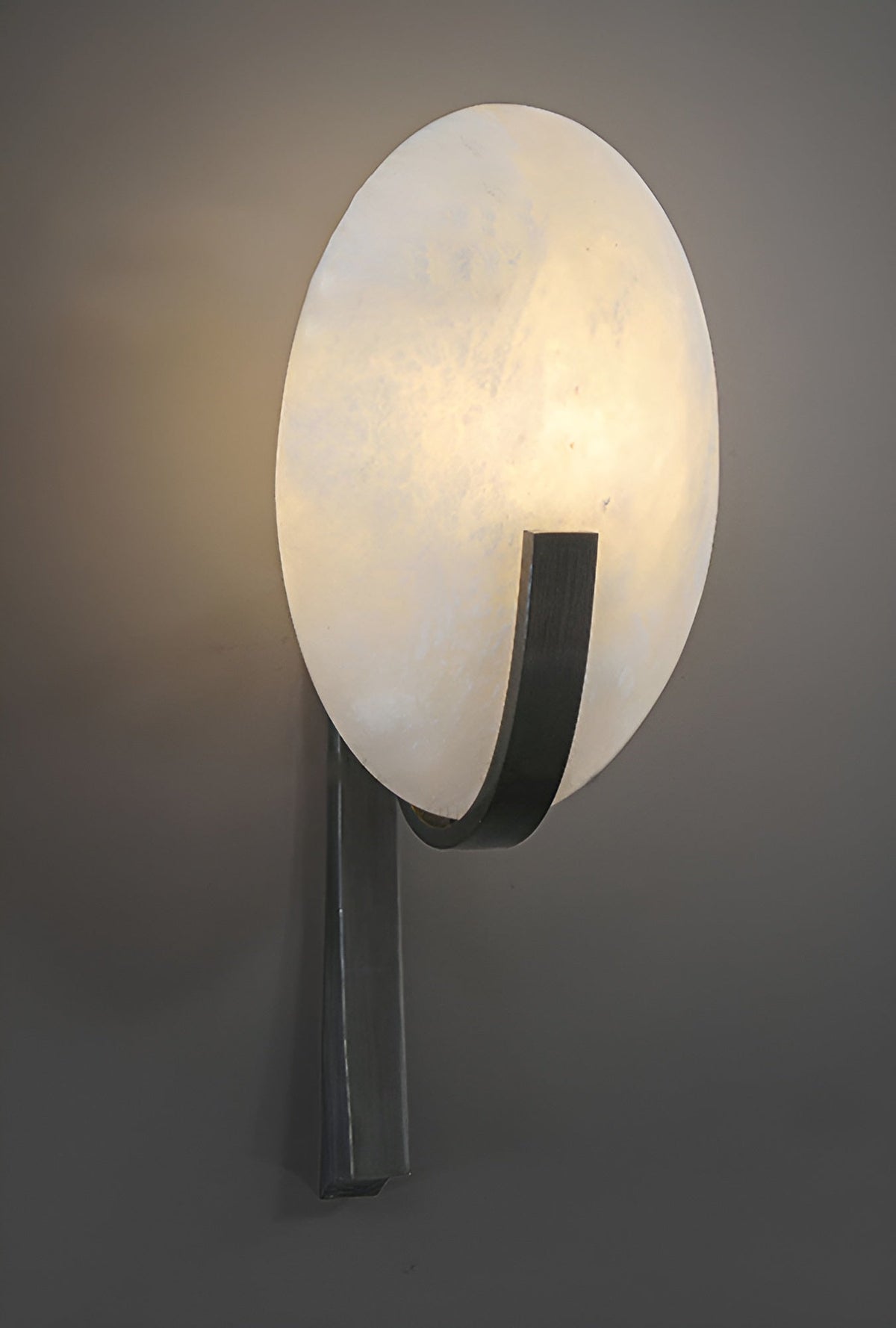 Alice Alabaster Plug In Wall Lamp