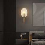 Alice Alabaster Plug In Wall Lamp