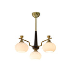 Alistair Sphere Chandelier — Modern Gold & Glass Pendant Light
