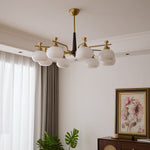 Alistair Sphere Chandelier — Modern Gold & Glass Pendant Light