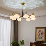 Alistair Sphere Chandelier — Modern Gold & Glass Pendant Light