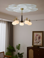 Alistair Sphere Chandelier — Modern Gold & Glass Pendant Light