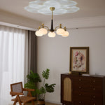 Alistair Sphere Chandelier — Modern Gold & Glass Pendant Light