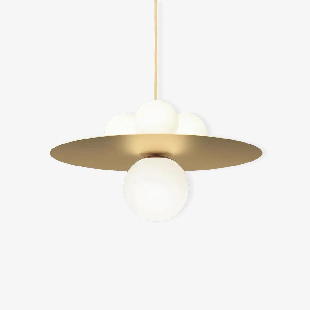 Alta Pendant Light | Modern Glass & Metal Hanging Lamp for Living Room, Dining Room, Bedroom