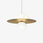 Alta Pendant Light | Modern Glass & Metal Hanging Lamp for Living Room, Dining Room, Bedroom